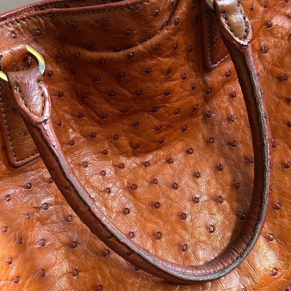 Prada vintage ostrich leather tote bag - Picture 10 of 16